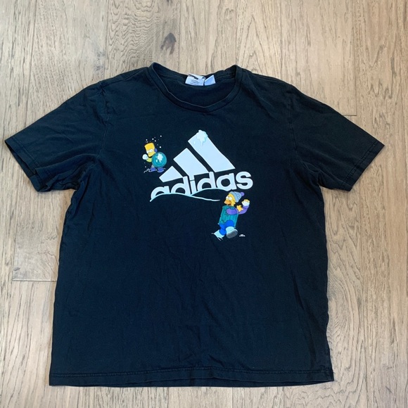 adidas Other - ADIDAS X THE SIMPSONS SNOWBALL FIGHT GRAPHIC TEE SIZE LARGE
